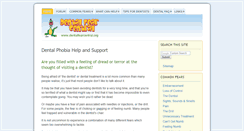 Desktop Screenshot of dentalfearcentral.org
